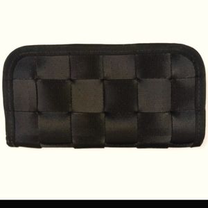 Harveys The Original Seat Belt Zip  Black Wallet